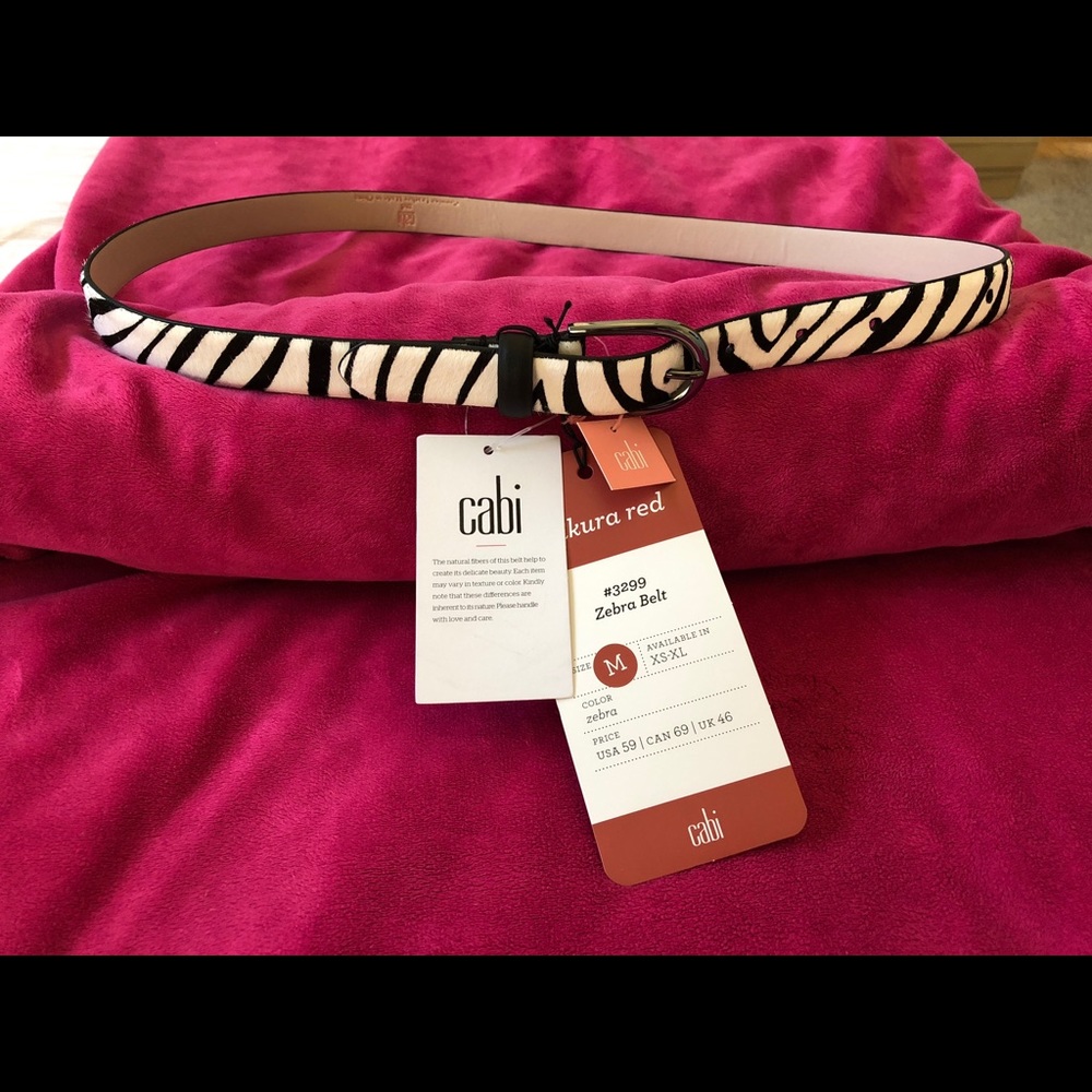 Zebra belt